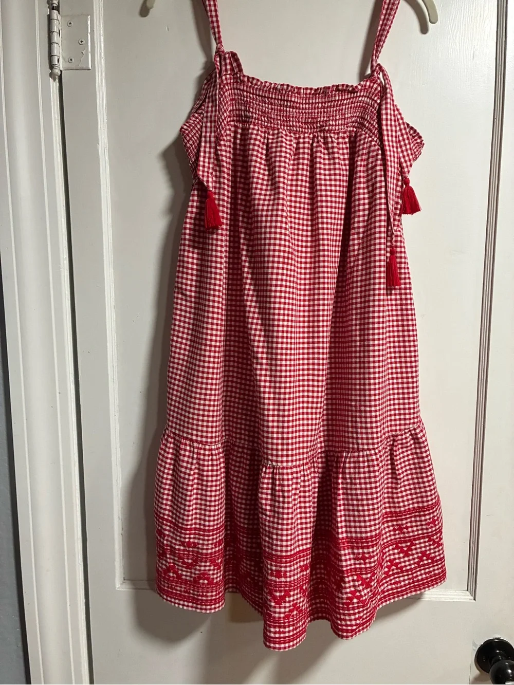Old Navy Red and White Gingham Dress - Picture 5 of 6